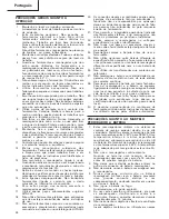 Preview for 54 page of Hitachi Koki DH 20DV Handling Instructions Manual