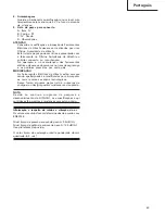 Preview for 61 page of Hitachi Koki DH 20DV Handling Instructions Manual