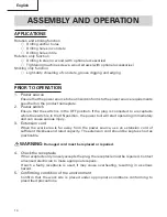 Preview for 10 page of Hitachi Koki DH 24PE Instruction Manual And Safety Instructions