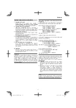 Preview for 17 page of Hitachi Koki DH 24PH Handling Instructions Manual