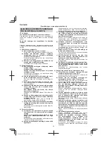 Preview for 30 page of Hitachi Koki DH 24PH Handling Instructions Manual