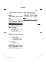 Preview for 37 page of Hitachi Koki DH 24PH Handling Instructions Manual