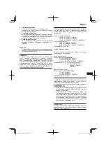 Preview for 57 page of Hitachi Koki DH 24PH Handling Instructions Manual