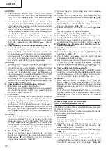 Предварительный просмотр 20 страницы Hitachi Koki DH 30PB Handling Instructions Manual