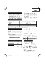 Предварительный просмотр 7 страницы Hitachi Koki DH 50MB Handling Instructions Manual