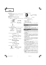 Предварительный просмотр 8 страницы Hitachi Koki DH 50MB Handling Instructions Manual