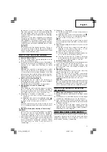 Предварительный просмотр 9 страницы Hitachi Koki DH 50MB Handling Instructions Manual