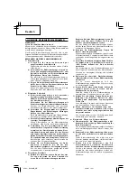 Preview for 12 page of Hitachi Koki DH 50MB Handling Instructions Manual