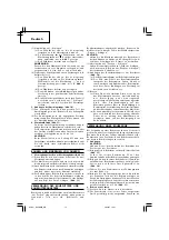 Предварительный просмотр 16 страницы Hitachi Koki DH 50MB Handling Instructions Manual