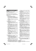 Preview for 2 page of Hitachi Koki DH 50MR Handling Instructions Manual