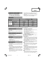 Preview for 7 page of Hitachi Koki DM 20V Handling Instructions Manual