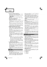 Preview for 8 page of Hitachi Koki DM 20V Handling Instructions Manual