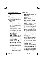 Preview for 10 page of Hitachi Koki DM 20V Handling Instructions Manual