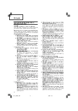 Preview for 32 page of Hitachi Koki DM 20V Handling Instructions Manual