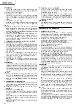 Preview for 40 page of Hitachi Koki DS 12DM Handling Instructions Manual