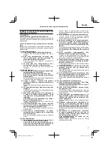 Preview for 17 page of Hitachi Koki DS 12DVC Handling Instructions Manual