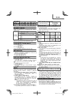 Preview for 19 page of Hitachi Koki DS 12DVC Handling Instructions Manual