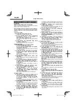 Preview for 28 page of Hitachi Koki DS 12DVC Handling Instructions Manual