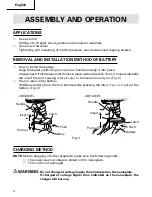 Preview for 14 page of Hitachi Koki DS 12DVF Safety & Instruction Manual