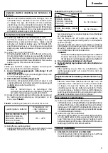 Preview for 9 page of Hitachi Koki DS 12DVF3 Handling Instructions Manual