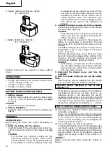 Preview for 36 page of Hitachi Koki DS 12DVF3 Handling Instructions Manual