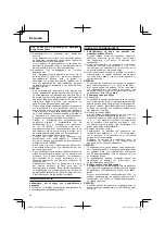 Preview for 34 page of Hitachi Koki DS 14DBEL Handling Instructions Manual