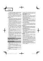 Preview for 82 page of Hitachi Koki DS 14DBEL Handling Instructions Manual