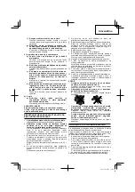 Preview for 87 page of Hitachi Koki DS 14DBEL Handling Instructions Manual