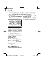 Preview for 94 page of Hitachi Koki DS 14DBEL Handling Instructions Manual