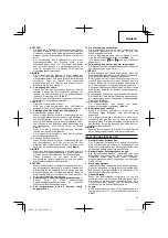 Preview for 21 page of Hitachi Koki DS 14DJL Handling Instructions Manual