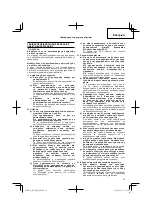 Preview for 23 page of Hitachi Koki DS 14DJL Handling Instructions Manual