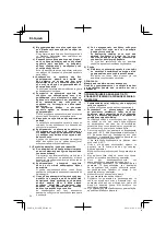 Preview for 24 page of Hitachi Koki DS 14DJL Handling Instructions Manual