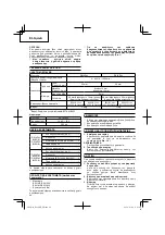 Preview for 26 page of Hitachi Koki DS 14DJL Handling Instructions Manual