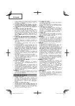 Preview for 30 page of Hitachi Koki DS 14DJL Handling Instructions Manual