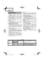 Preview for 46 page of Hitachi Koki DS 14DJL Handling Instructions Manual