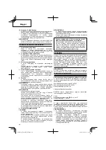 Preview for 48 page of Hitachi Koki DS 14DJL Handling Instructions Manual