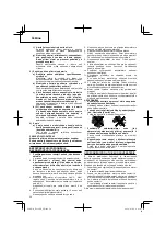 Preview for 50 page of Hitachi Koki DS 14DJL Handling Instructions Manual