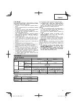 Preview for 51 page of Hitachi Koki DS 14DJL Handling Instructions Manual