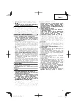 Preview for 53 page of Hitachi Koki DS 14DJL Handling Instructions Manual