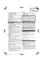 Preview for 55 page of Hitachi Koki DS 14DJL Handling Instructions Manual