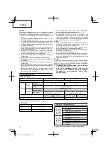 Preview for 58 page of Hitachi Koki DS 14DJL Handling Instructions Manual