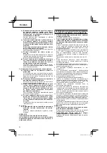 Preview for 64 page of Hitachi Koki DS 14DJL Handling Instructions Manual