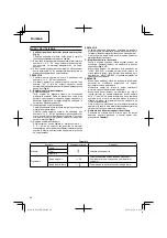 Preview for 68 page of Hitachi Koki DS 14DJL Handling Instructions Manual