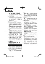 Preview for 76 page of Hitachi Koki DS 14DJL Handling Instructions Manual