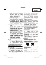 Preview for 81 page of Hitachi Koki DS 14DJL Handling Instructions Manual