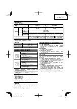 Preview for 83 page of Hitachi Koki DS 14DJL Handling Instructions Manual