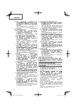 Preview for 98 page of Hitachi Koki DS 14DJL Handling Instructions Manual