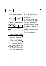 Preview for 20 page of Hitachi Koki DS 14DSAL Handling Instructions Manual