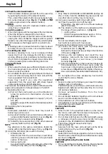 Предварительный просмотр 40 страницы Hitachi Koki DV 14DMR Handling Instructions Manual