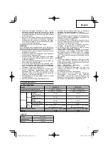 Предварительный просмотр 17 страницы Hitachi Koki DV14DCL2 Handling Instructions Manual